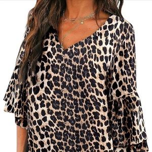Leopard mini dress